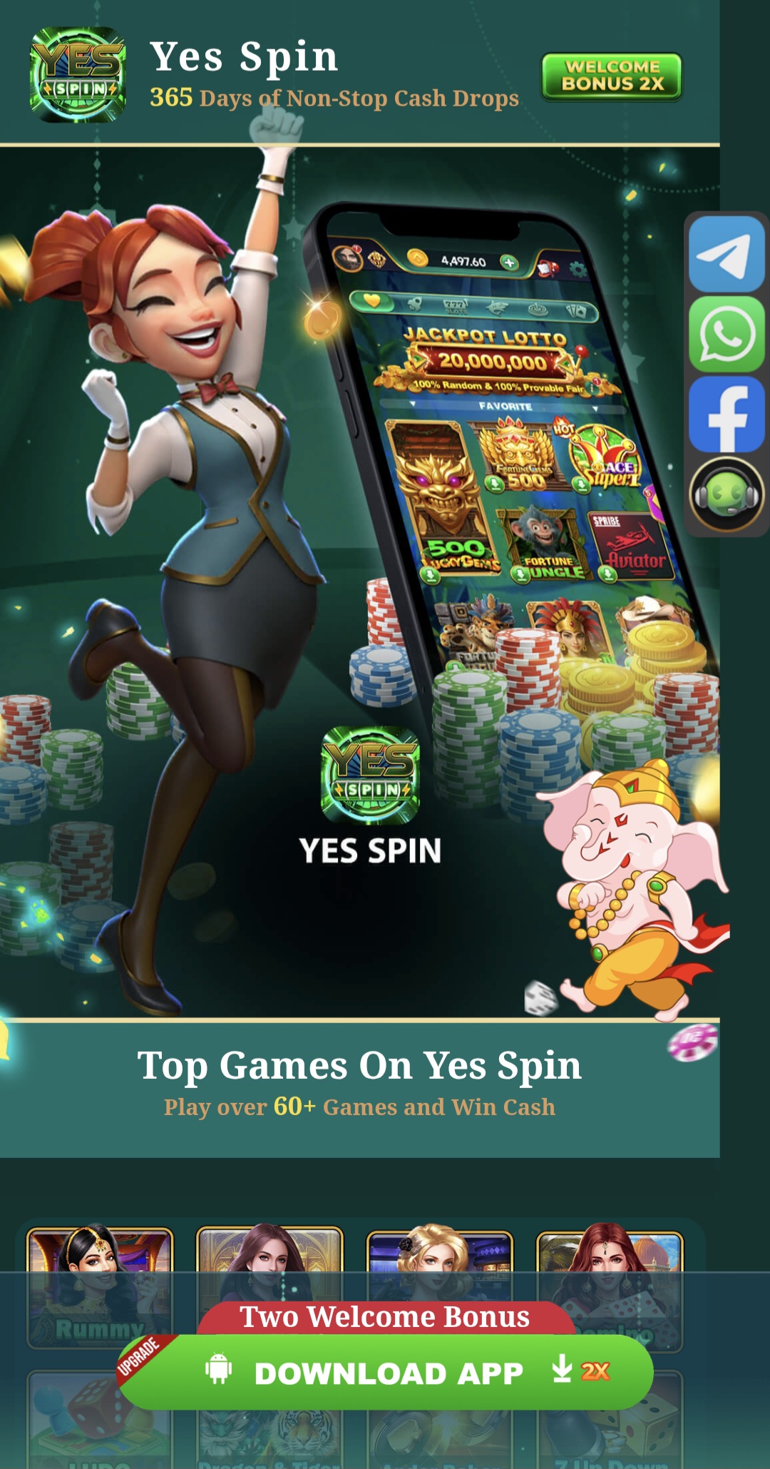 YES SPIN